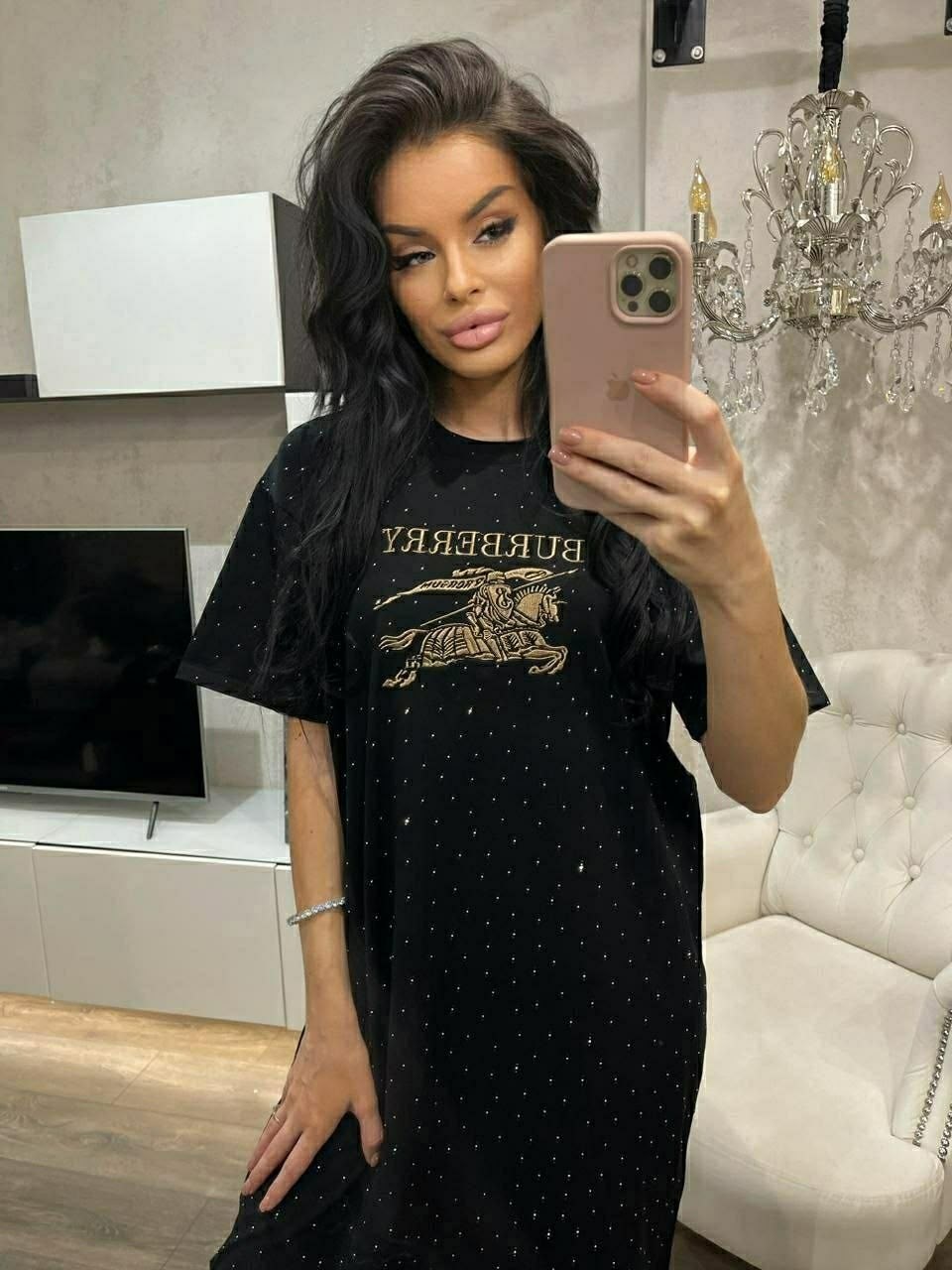 женская футболка,футболка оверсайз со стразами fashion lux,,женская футболка оверсайз,стильная футболка