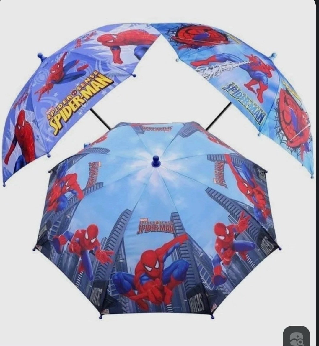 зонт детский человек паук,зонт человек паук,зонт детс. 601 человек паук складной,детский зонт трость,зонт детский для мальчика