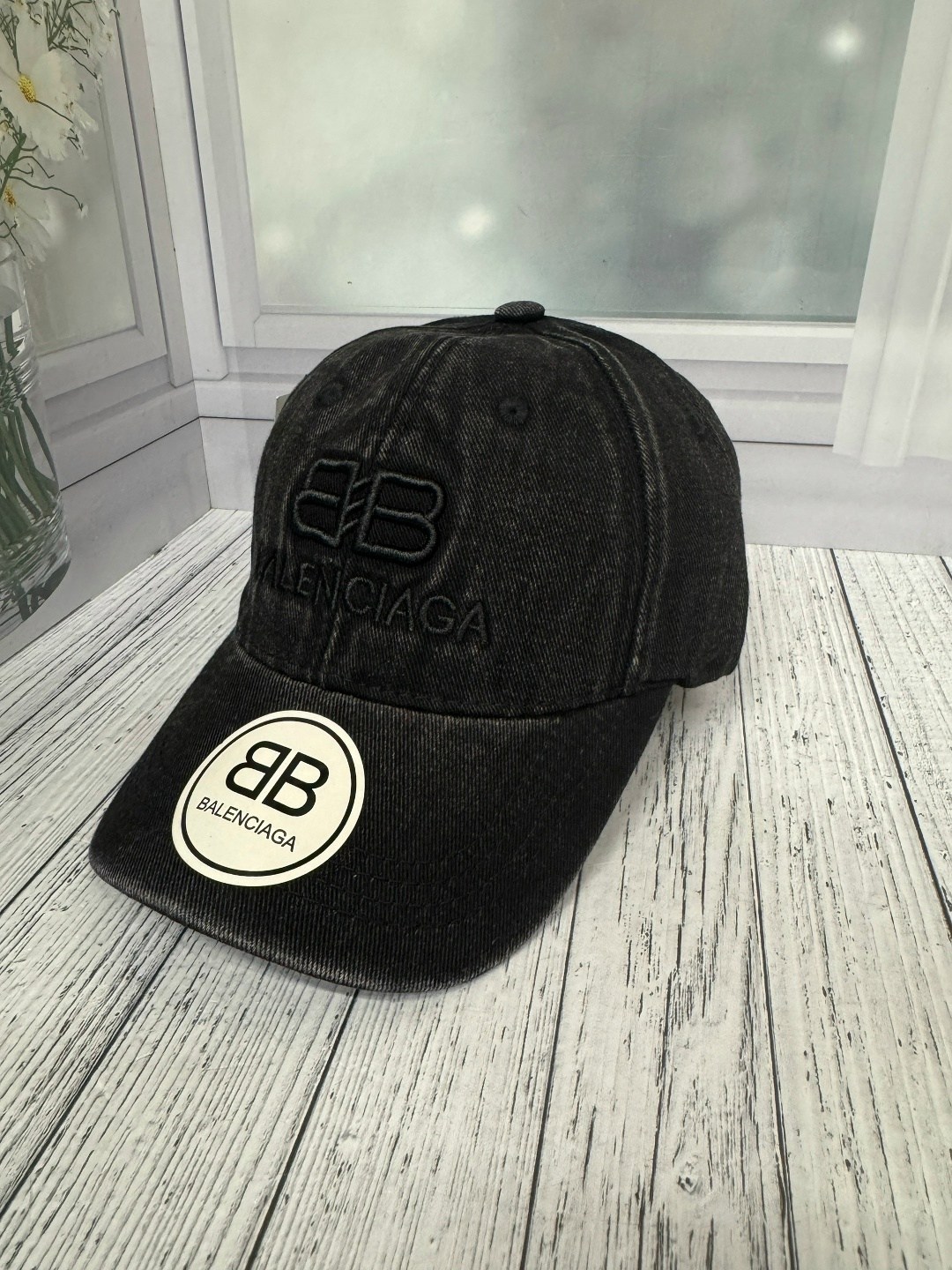 бейсболка balenciaga,стильная бейсболка,джинсовая бейсболка,balenciaga кепка джинсовая,бейсболка женская