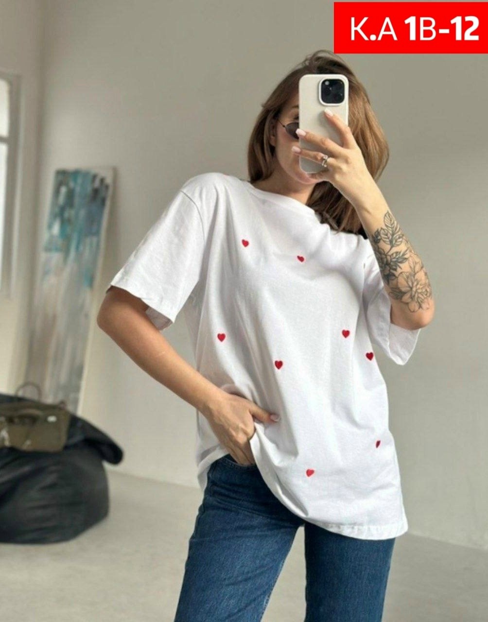 женская футболка оверсайз,футболки оверсайз с принтами,футболка с сердечками оверсайз,футболки женская,футболки оверсайз