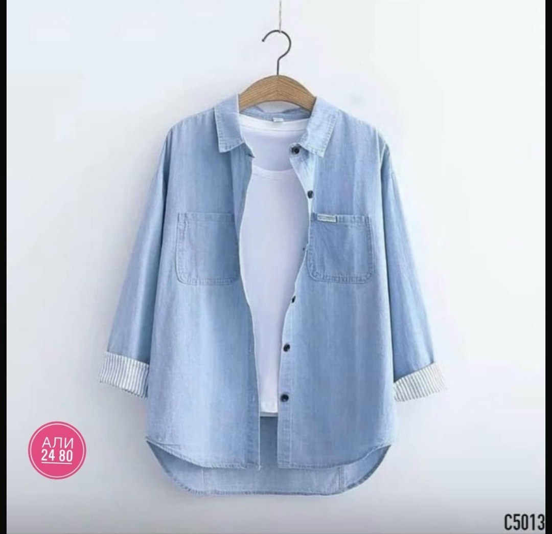 рубашка женская джинсовая,женская джинсовая рубашка с длинным рукавом,джинсовая рубашка женская 2026,джинсовая рубашка с длинным рукавом,рубашка женская