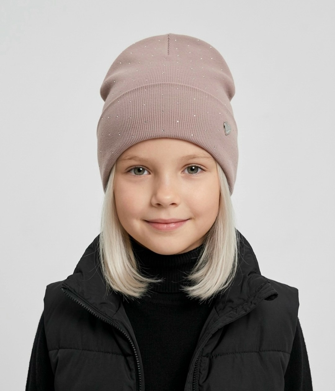 шапка бини,шапка демисезонная для девочек,шапка для девочек,демисезонная шапка,шапка трикотажная для девочки