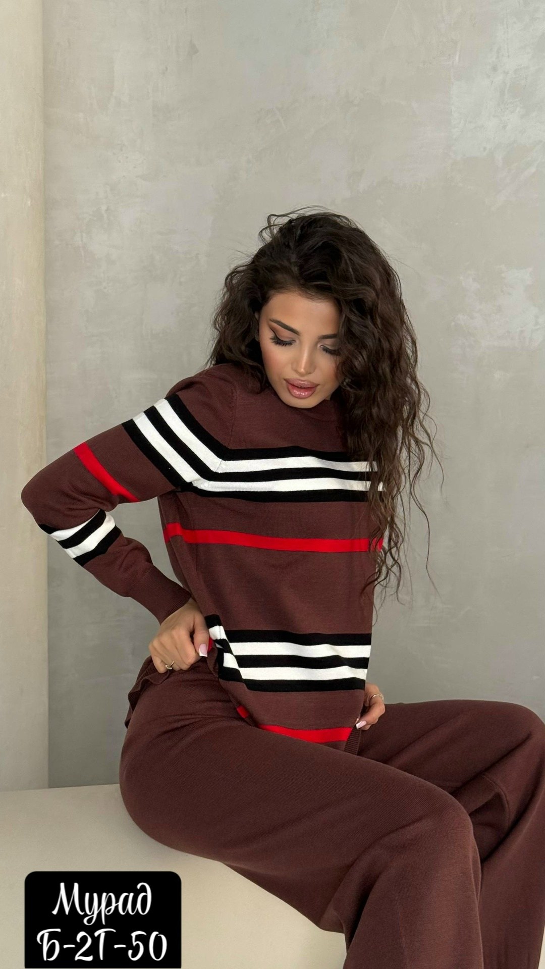 трикотажные костюмы,женские костюмы,костюм кашемировый женский брючный,трикотажный костюм женский,трикотажный костюм с брюками и кофтой в полоску aisha comfort
