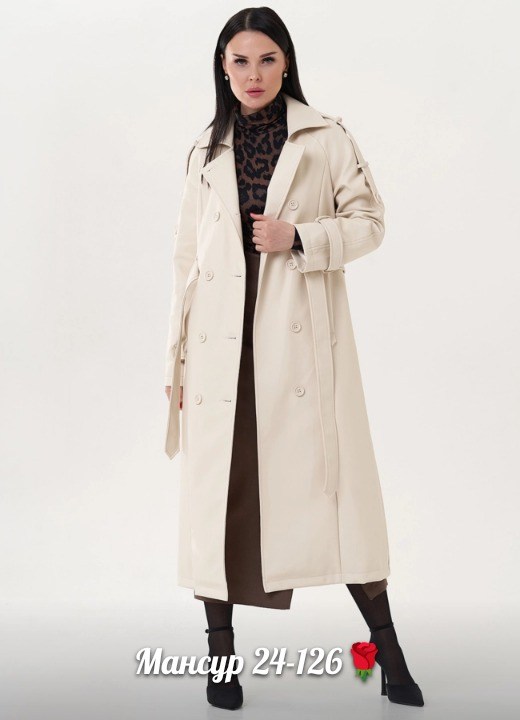 плащ зарина бежевый,плащ из экокожи,тренч плащ,плащ женский,женский плащ миди