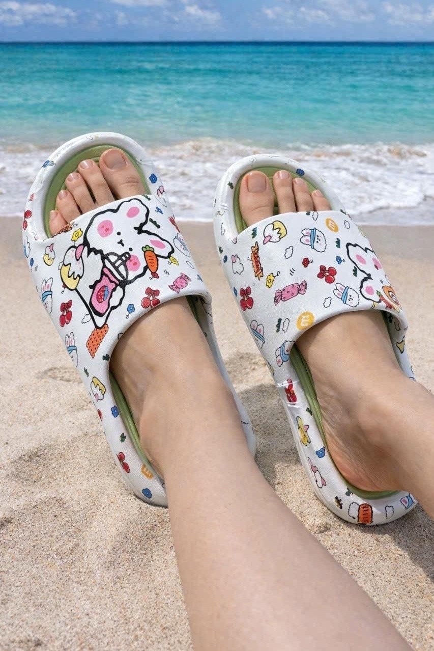 летние тапочки,,тапочки sanrio,шлепанцы женские,тапочки подарок