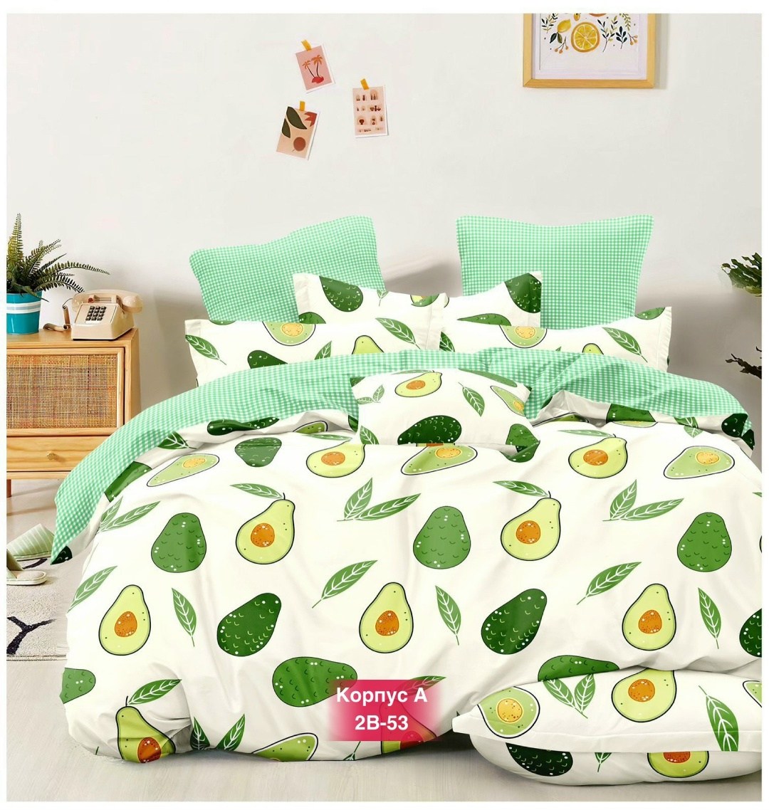 комплект постельного белья авокадо862,постельное белье авокадо,постельное белье авокадо евро,комплект постельного белья,постельное белье авокадо 1.5 спальное