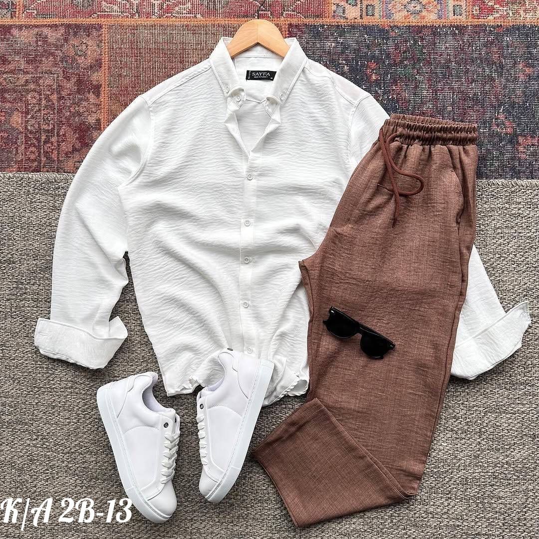 летние мужские костюмы,мужская мода,костюм бежевый мужской,рубашка и брюки,костюм брючный с рубашкой