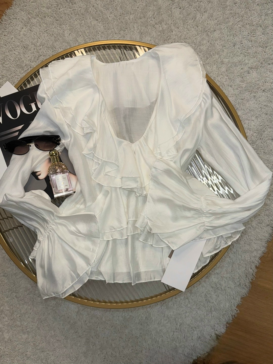 блузка элегантная,блузка с оборками,рубашка с рюшами,женская блузка с оборками,женская шифоновая блузка