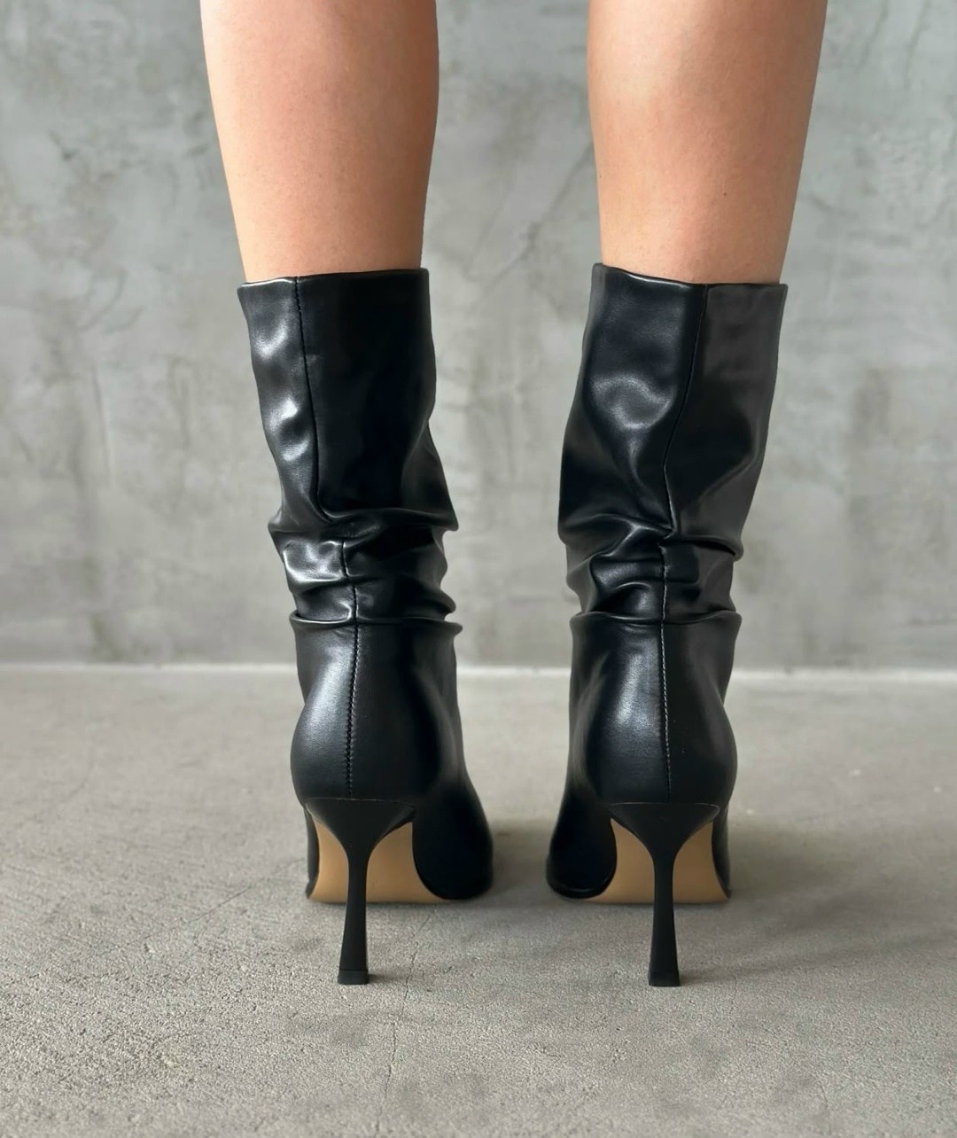 ,ботильйони жіночі шкіряні чорні демісезонні,ботильоны женские,женские ботильоны с острым носком на тонком высоком каблуке,ботильоны