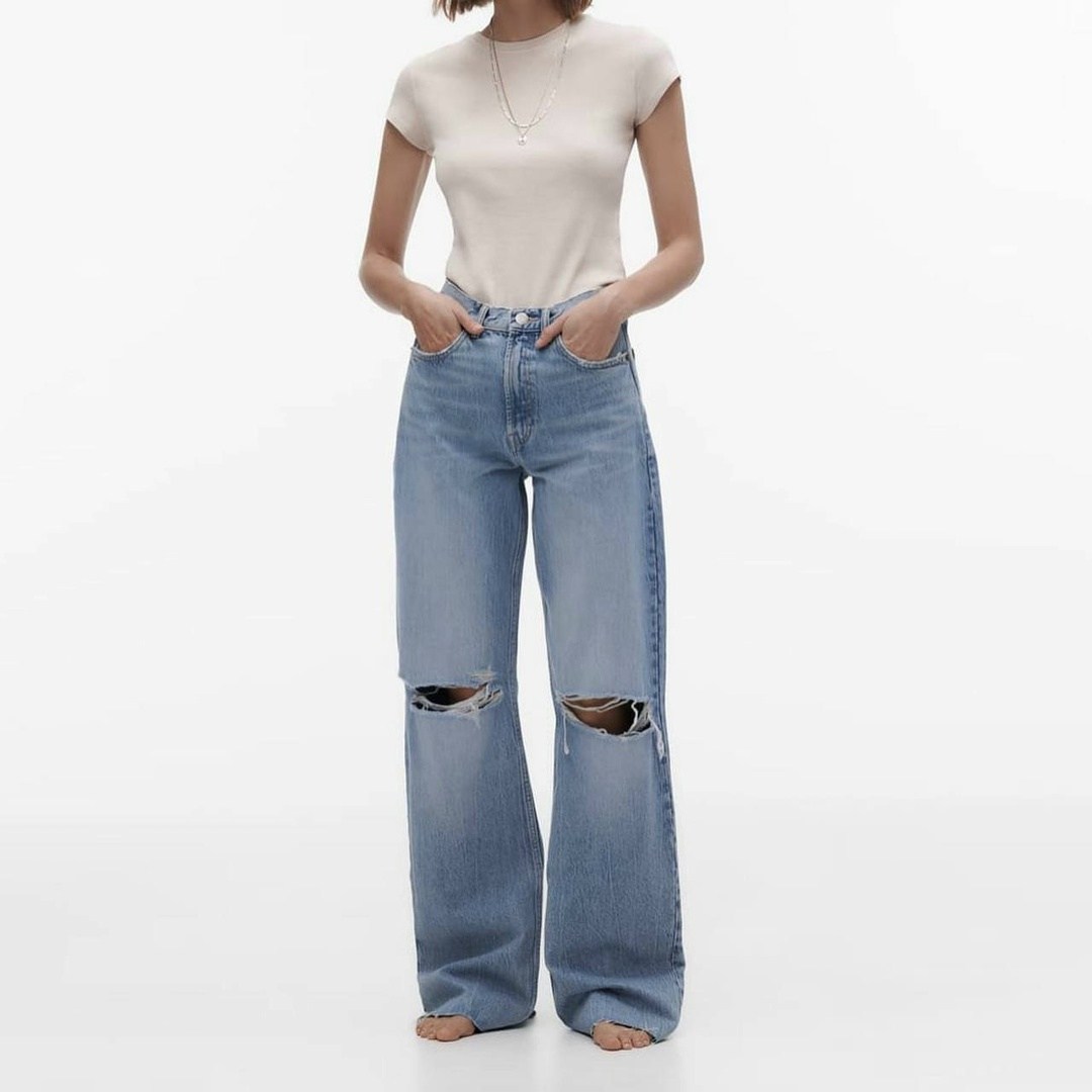 широкие джинсы,женские джинсы,джинсы прямого кроя,прямые джинсы,джинсы flare со средней посадкой love republic