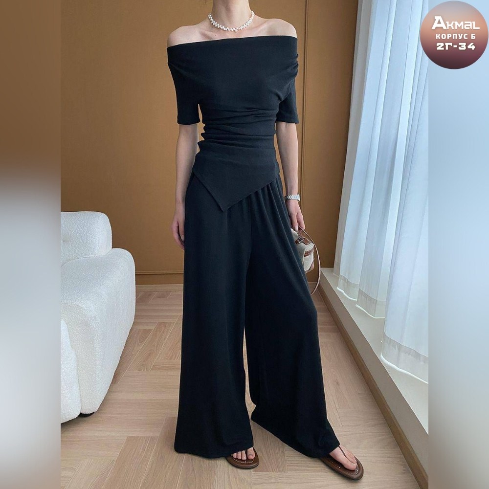 костюм с брюками,спортивные брюки палаццо,костюм женский с брюками,костюм трикотажный с брюками палаццо,брюки комплект