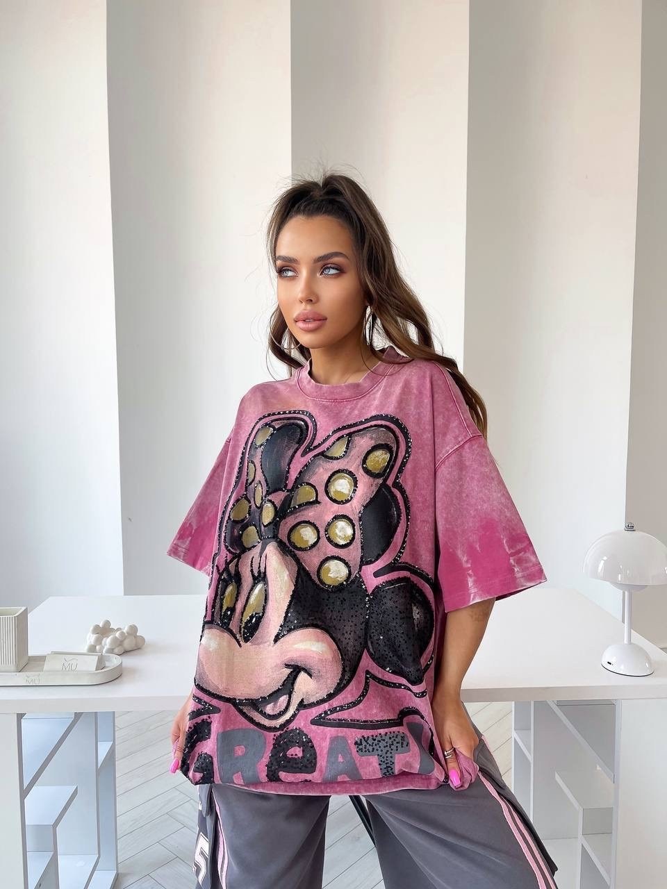 футболка оверсайз с,оверсайз штаны,футболки женские оверсайз,костюм женский,стиль оверсайз