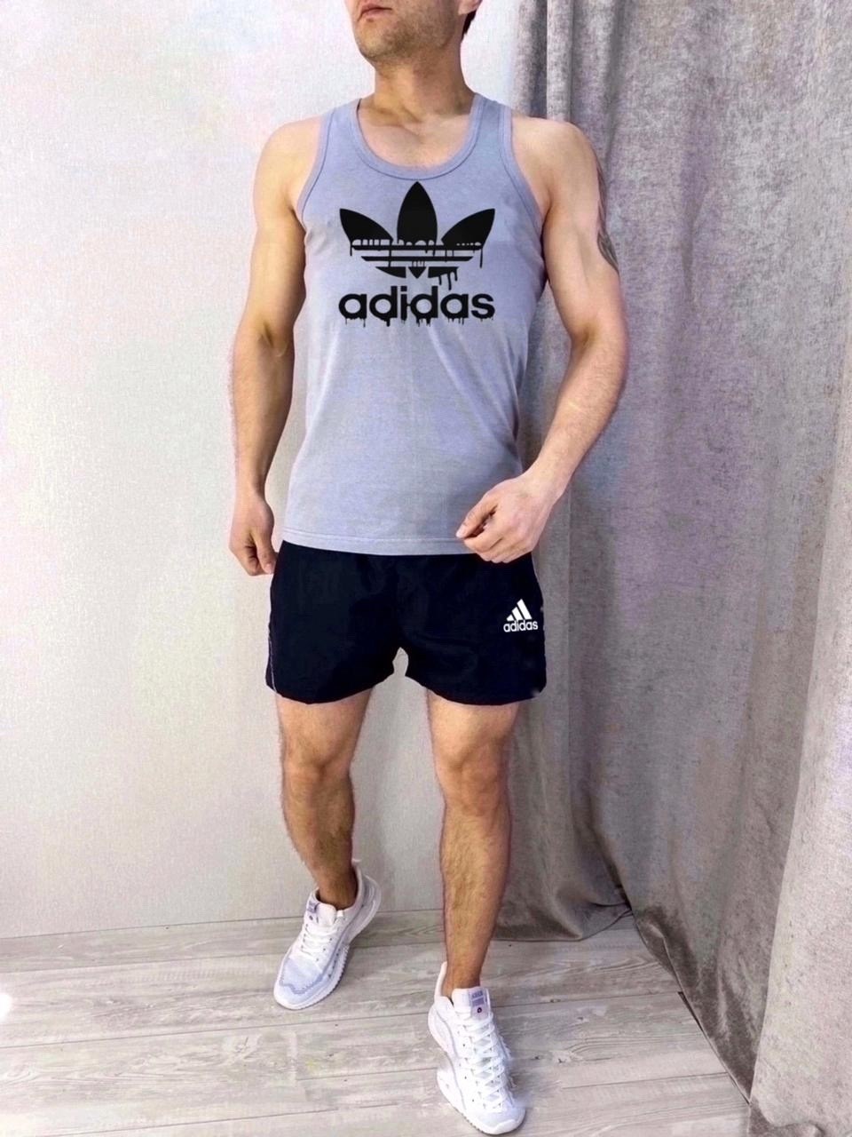 шорты для мужчин,костюм спортивный мужской,костюм для мужчин,майка адидас,костюм майка шорты