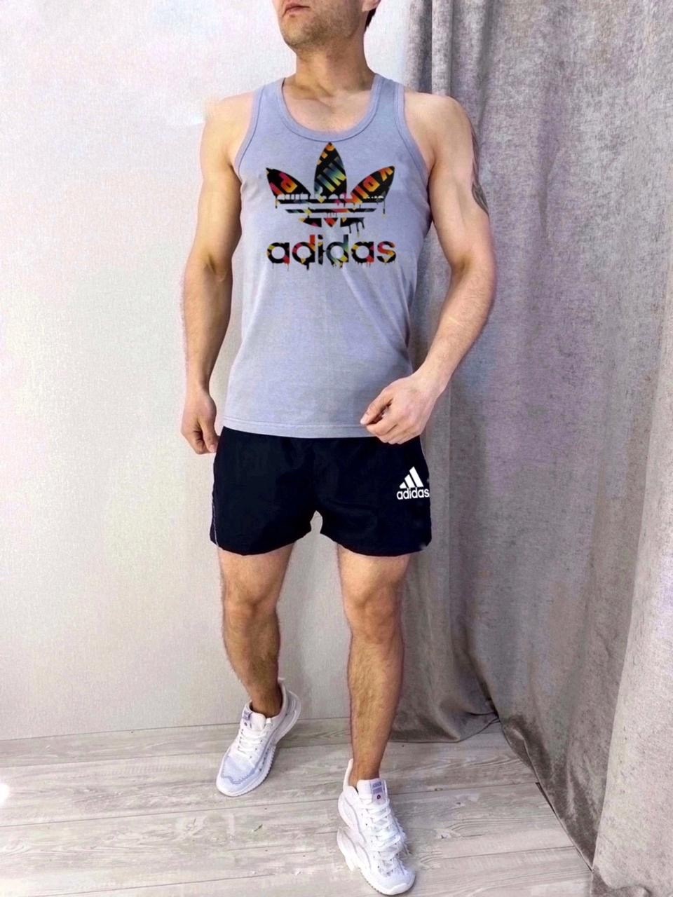 шорты для мужчин,костюм спортивный мужской,костюм для мужчин,майка адидас,костюм майка шорты