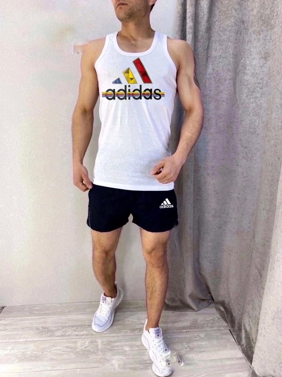 шорты для мужчин,костюм спортивный мужской,костюм для мужчин,майка адидас,костюм майка шорты