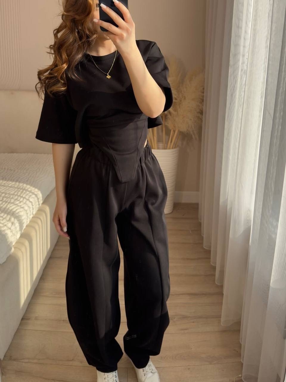 костюм спортивный легкий палаццо кроп-топ bayzi цвет серый,костюм,костюм спортивный легкий палаццо кроп-топ bayzi,костюм спортивный легкий палаццо кроп-топ