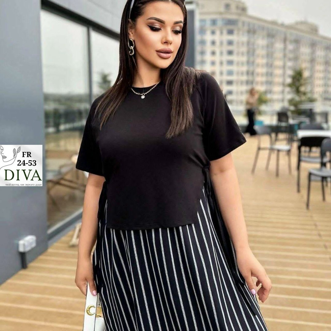 платья женские больших размеров,платье женское черное большие размеры,платье комбинированное,платье женской,платье женское летнее в полоску