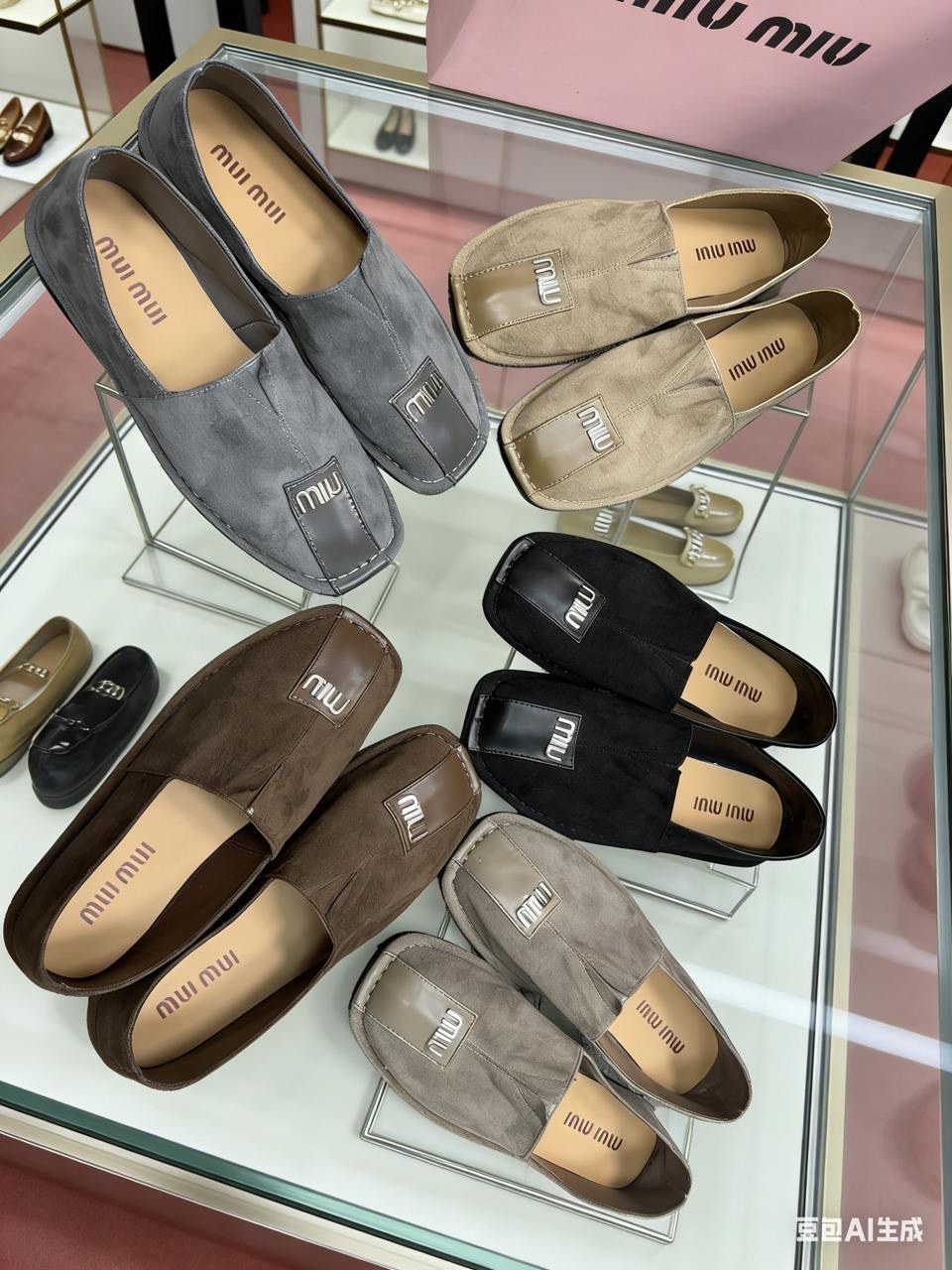 лоферы miu miu,лоферы miu miu арт лф48,лоферы miu miu на высокий подошве,,мюли miu miu