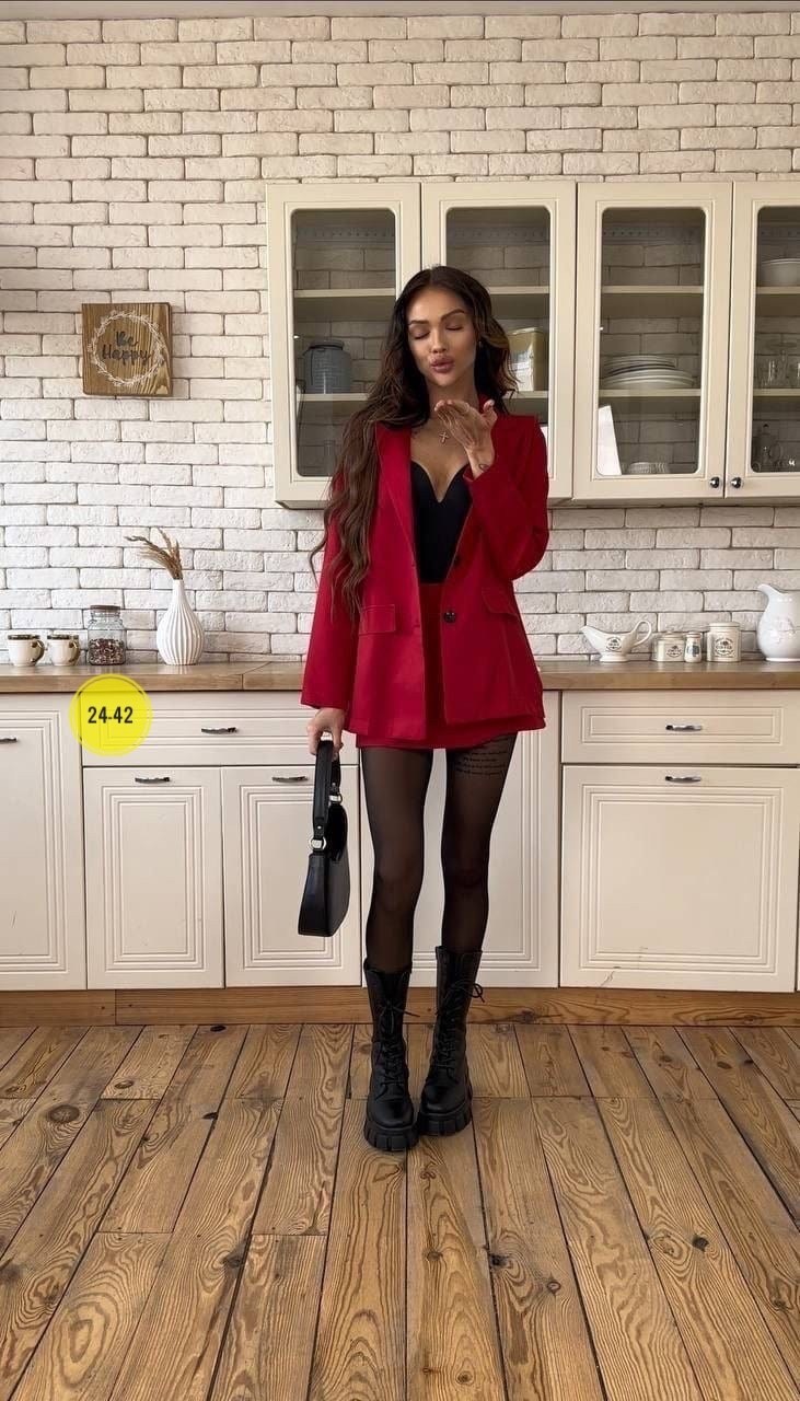 костюм двойка пиджак + юбка-шорты,костюм двойка пиджак и юбка,костюм двойка пиджак и шорты ткань: барби,костюм пиджак юбка шорты,костюм классический жакет юпка шорты