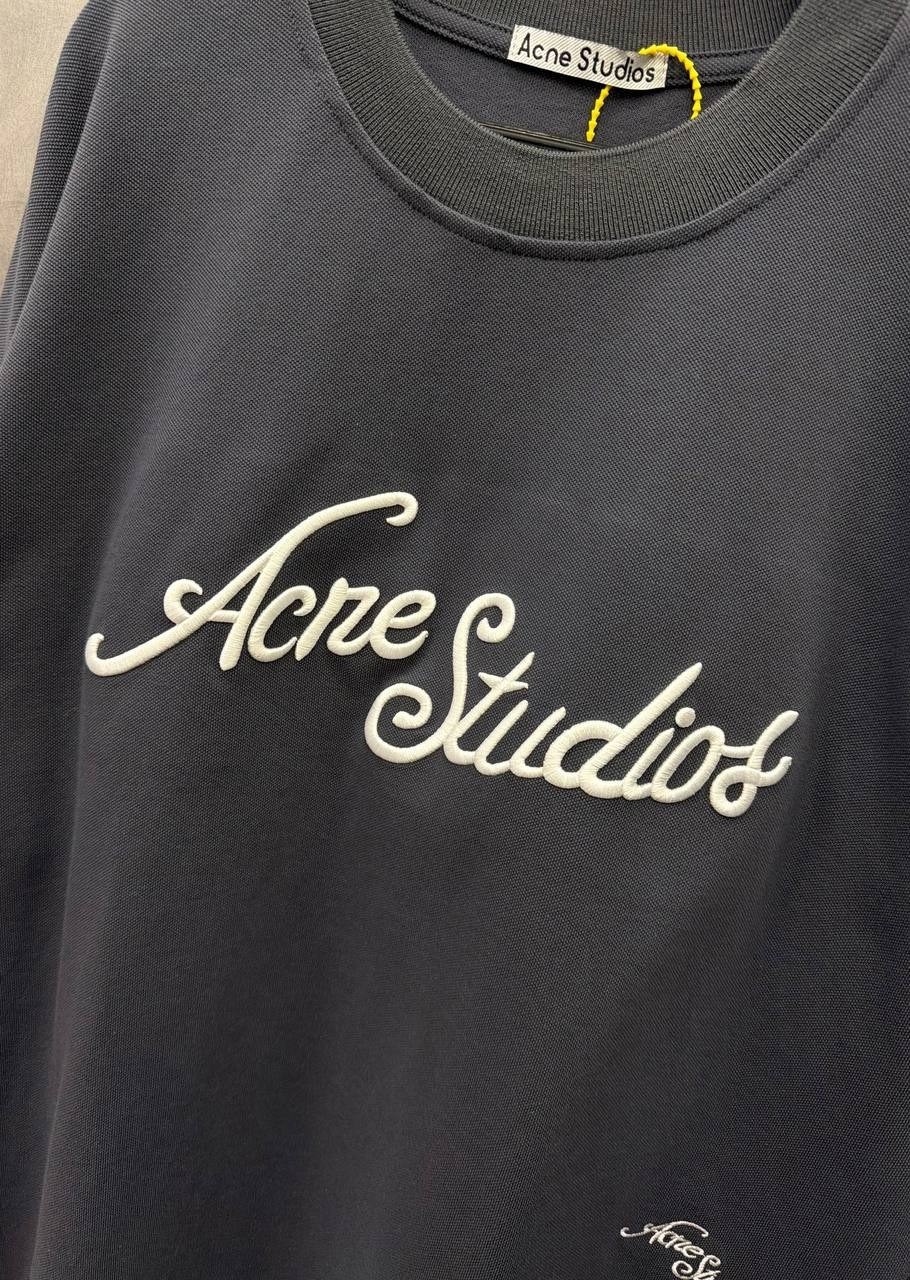 acne studios лонгслив,свитшот с логотипом,свитшот мужская,свитшот мужской повседневный,мужские свитшоты