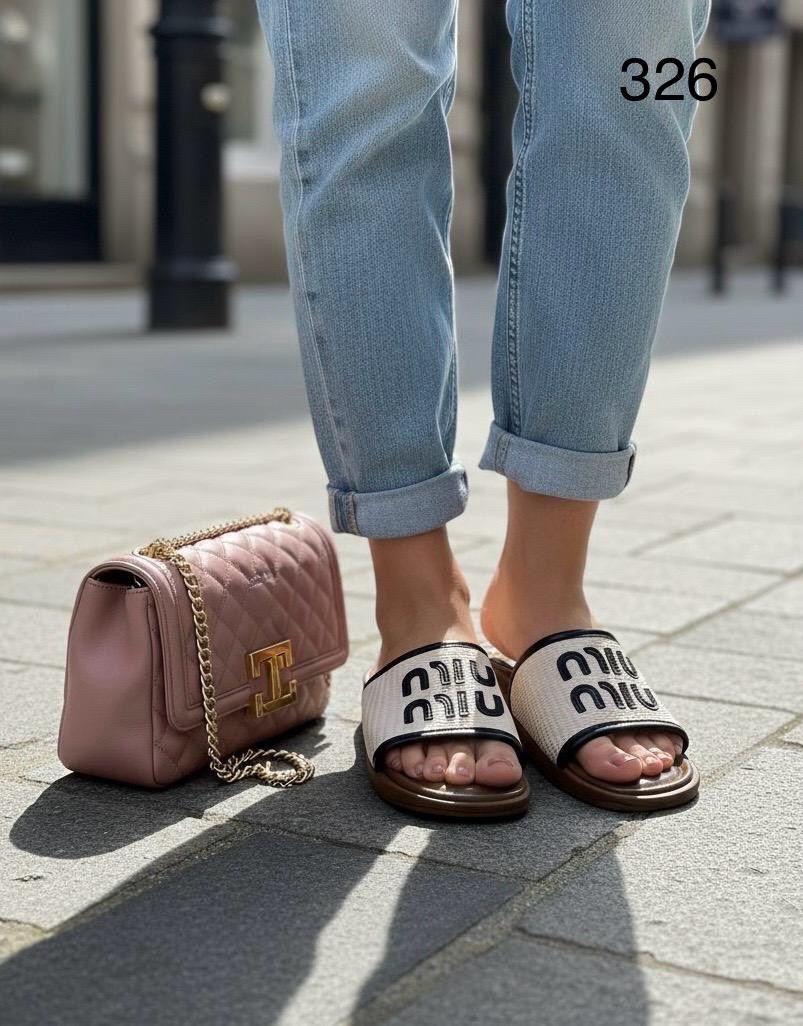 шлепанцы модные,,женские шлепанцы,шлепанцы miu miu,шлепки женские