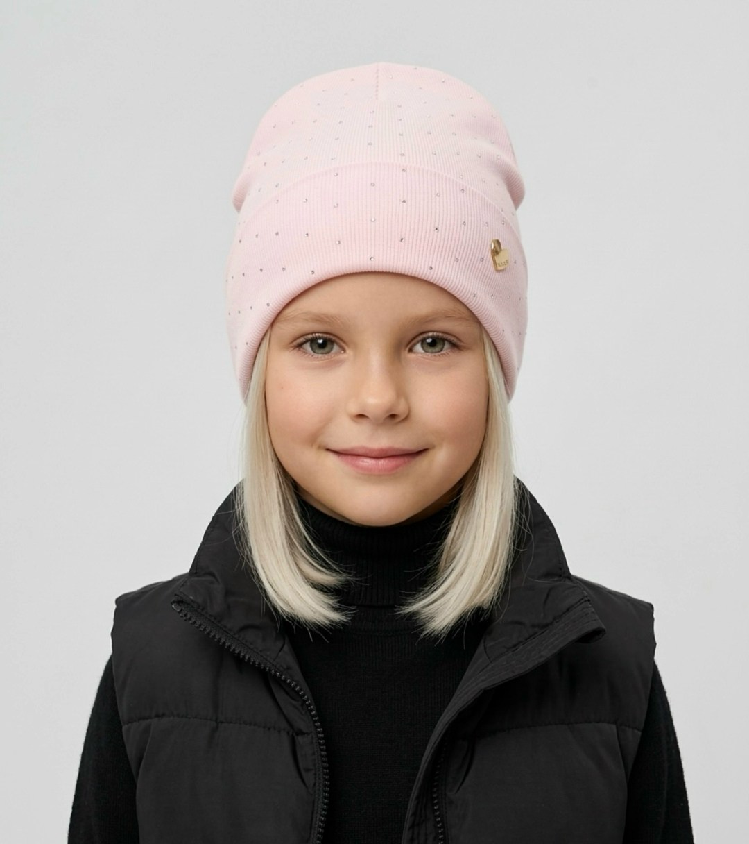шапка бини,шапка демисезонная для девочек,шапка для девочек,демисезонная шапка,шапка трикотажная для девочки