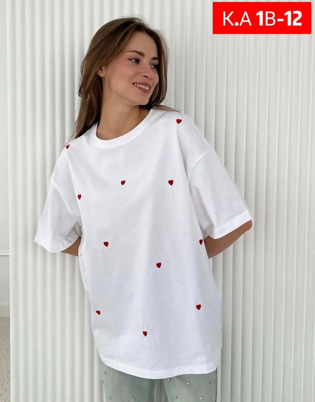 женская футболка оверсайз,футболки оверсайз с принтами,футболка с сердечками оверсайз,футболки женская,футболки оверсайз