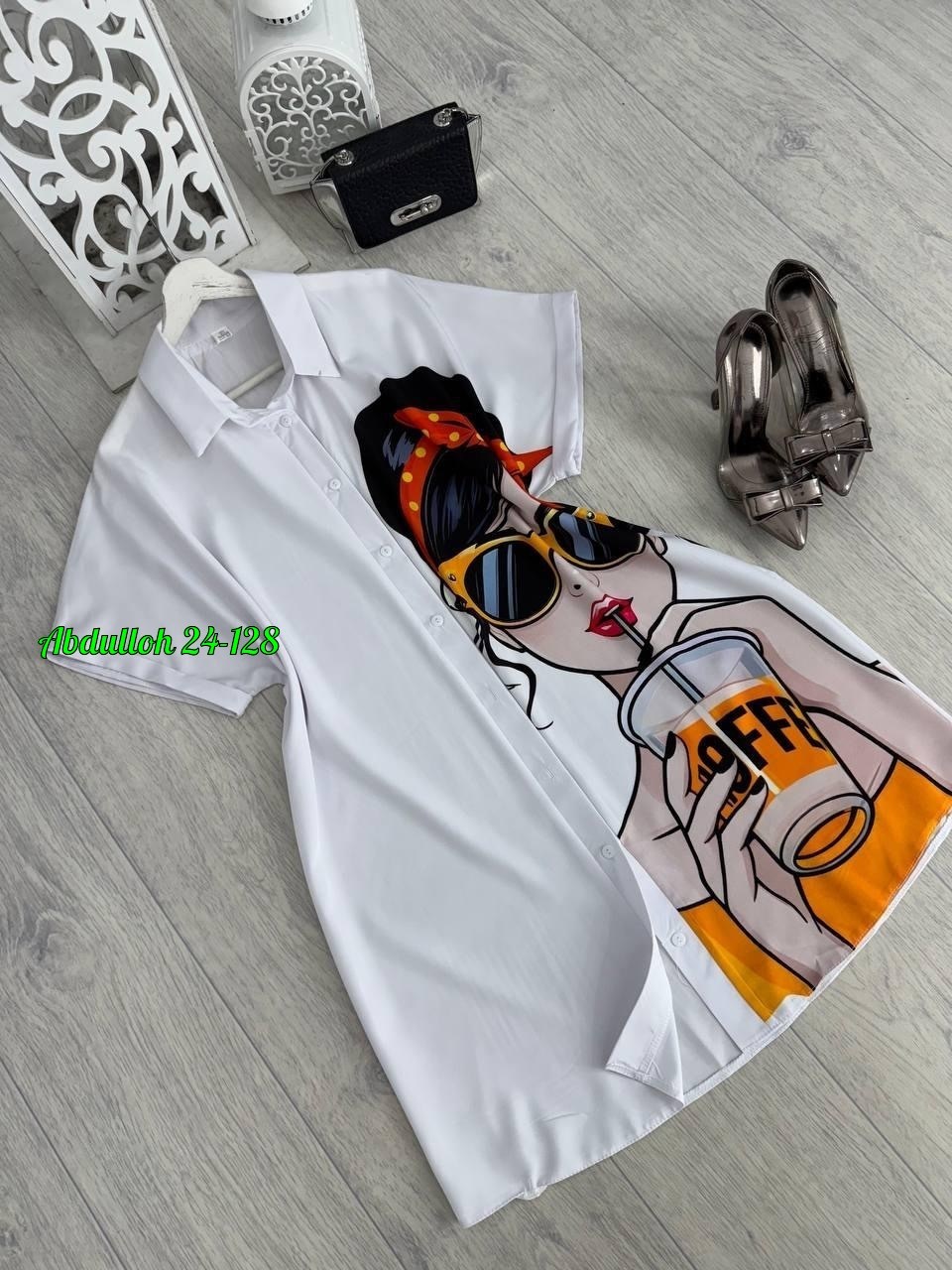 платье рубашка с принтом,туника женская,женское платье рубашка,летнее платье рубашка,рубашка туника женская