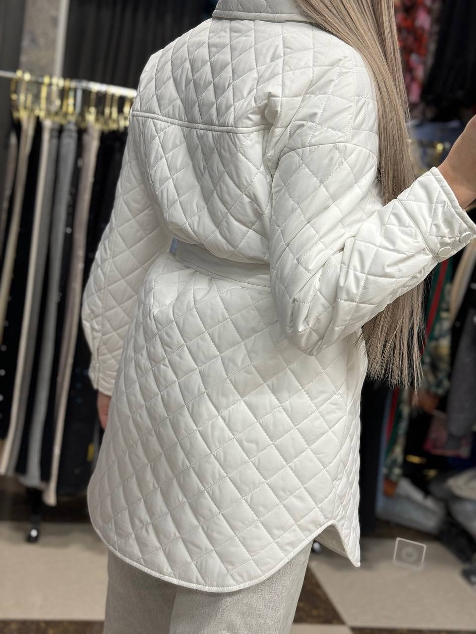 стеганая куртка с поясом,женская демисезонная куртка,куртка женская,демисезонная куртка,куртка рубашка женская стеганая