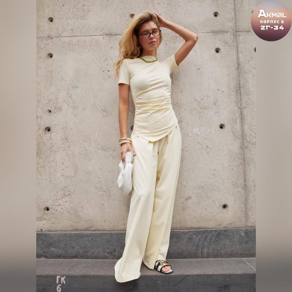 костюм с брюками,спортивные брюки палаццо,костюм женский с брюками,костюм трикотажный с брюками палаццо,брюки комплект