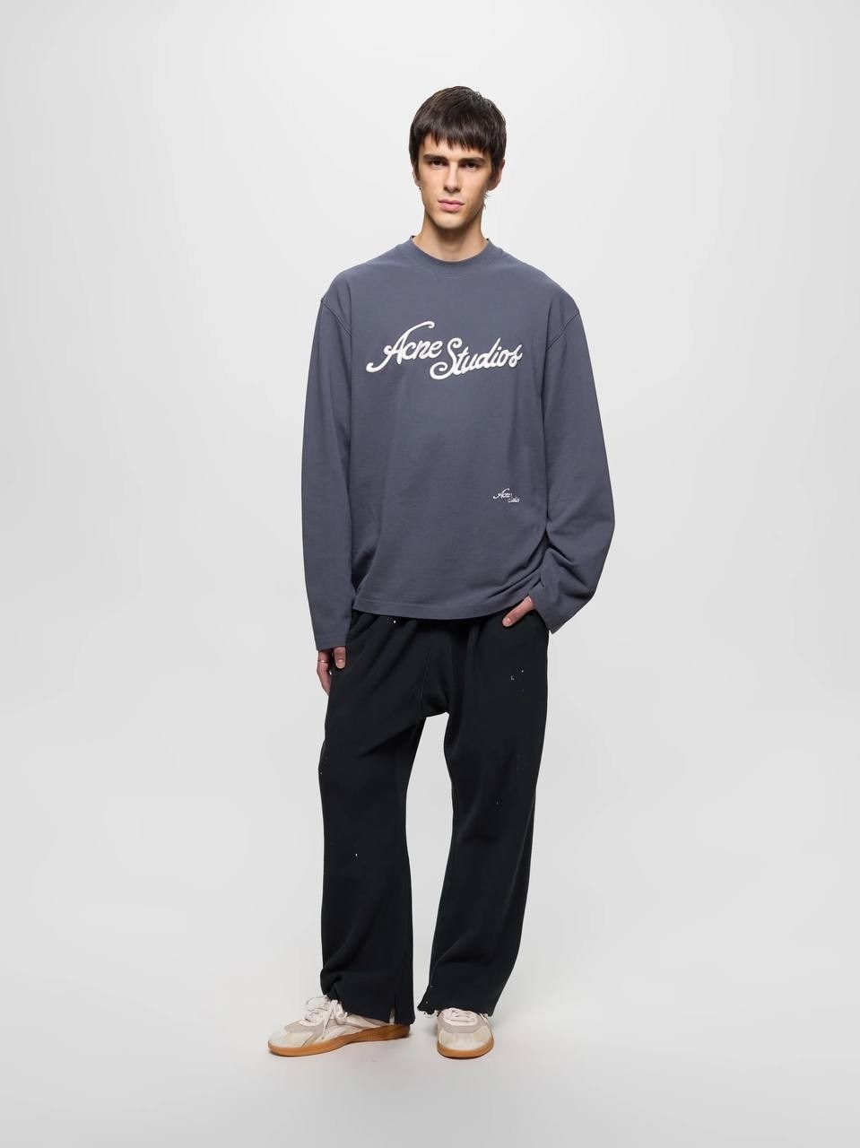 acne studios лонгслив,свитшот с логотипом,свитшот мужская,свитшот мужской повседневный,мужские свитшоты