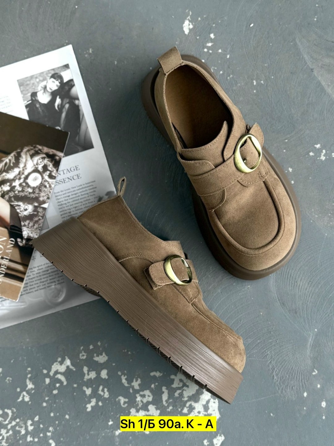 , повседневные,женская ,лоферы замша,платформа