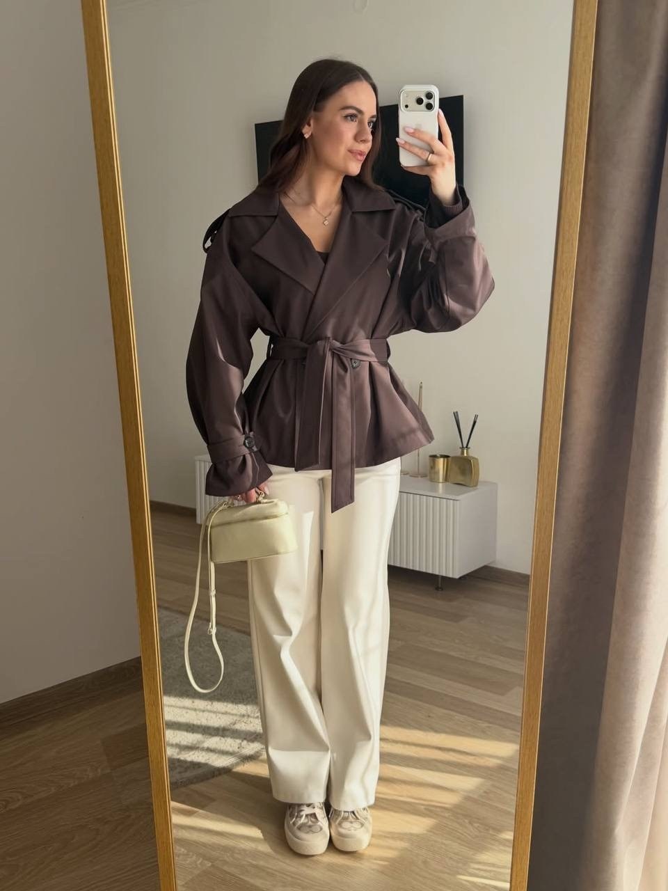 тренч с поясом,тренч,плащ женский,тренч женский,короткий тренч