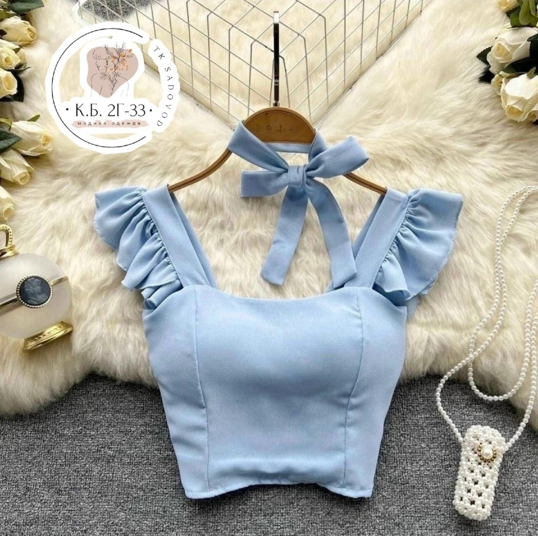 кроп топ женский,кроп топ,топ с рюшами,женский топ на бретелях,топ женский