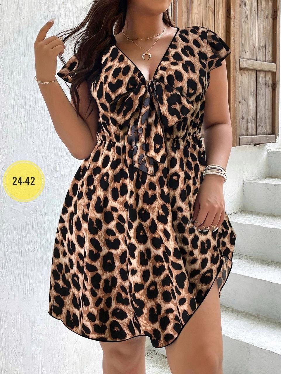 платье леопардовое,женские летние платья,платья большие размеры,платье женской,платья для полных