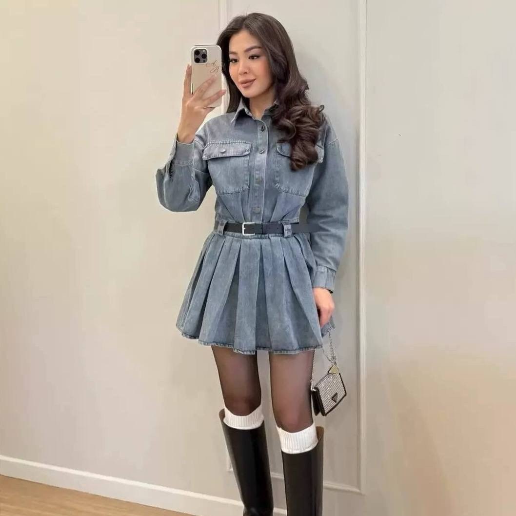 джинсовое платье,женское джинсовое платье с длинным рукавом,женское джинсовое платье,джинсовое платье с длинными рукавами,джинсовое платье рубашка