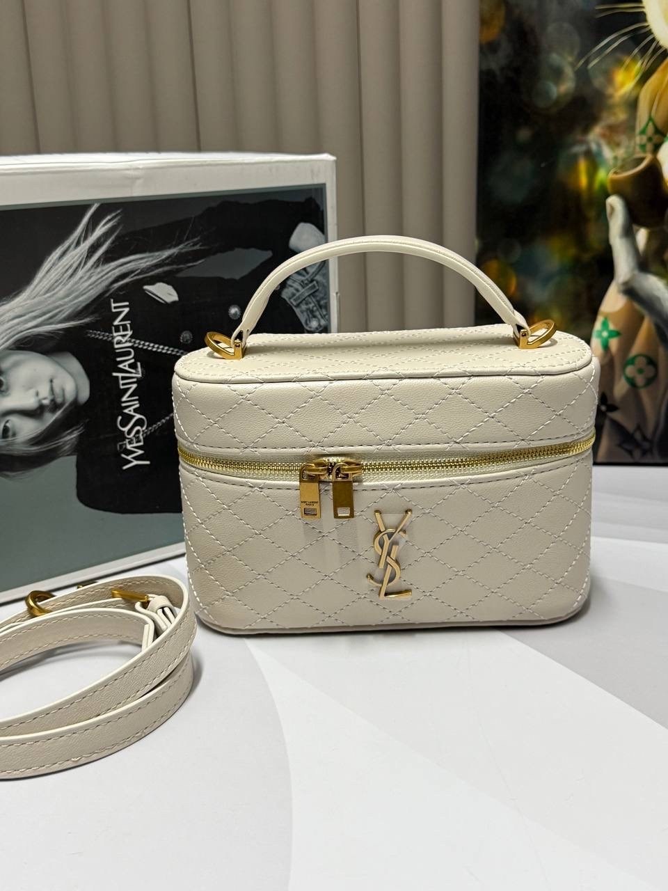 сумка женская,сумка saint laurent,сумка,ysl saint laurent женская сумочка кошелек сумка с одним плечом,косметичка yves saint laurent