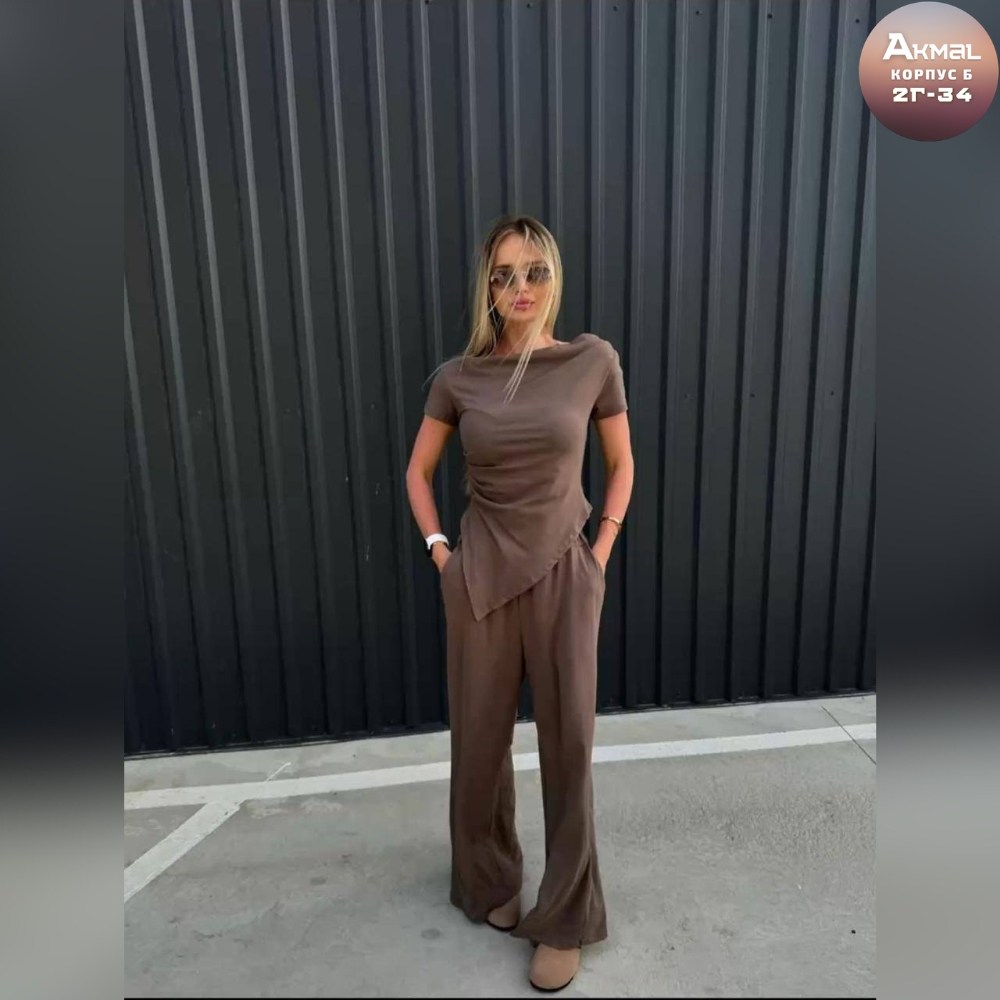 костюм с брюками,спортивные брюки палаццо,костюм женский с брюками,костюм трикотажный с брюками палаццо,брюки комплект