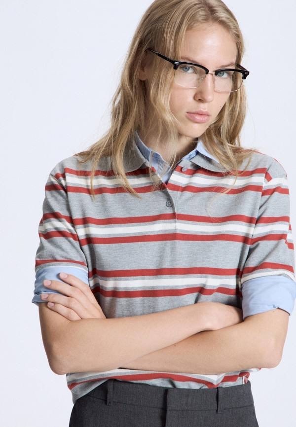 поло в полоску женское,женская футболка поло,костюм женский двойка с юбкой,футболка в полоску,