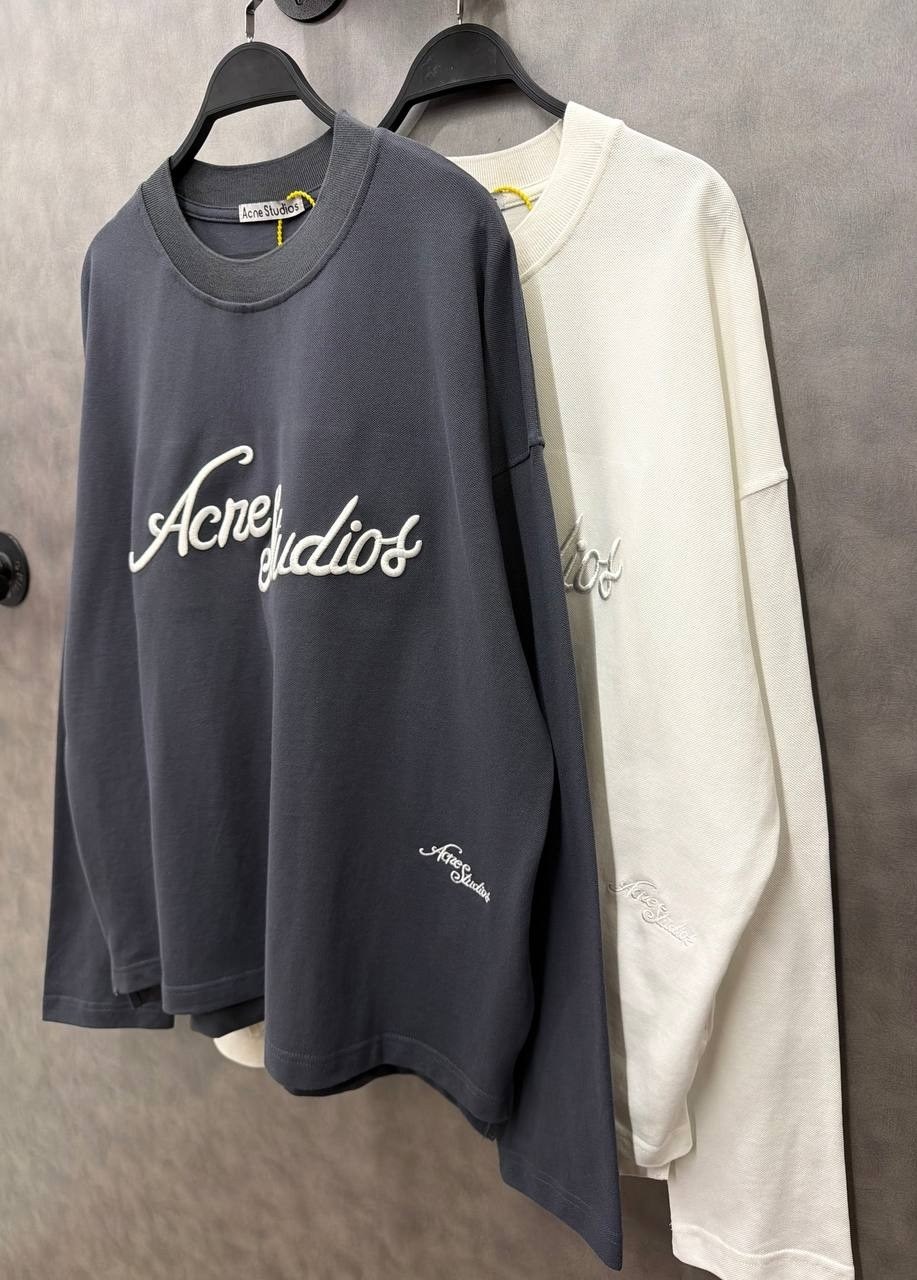 acne studios лонгслив,свитшот с логотипом,свитшот мужская,свитшот мужской повседневный,мужские свитшоты