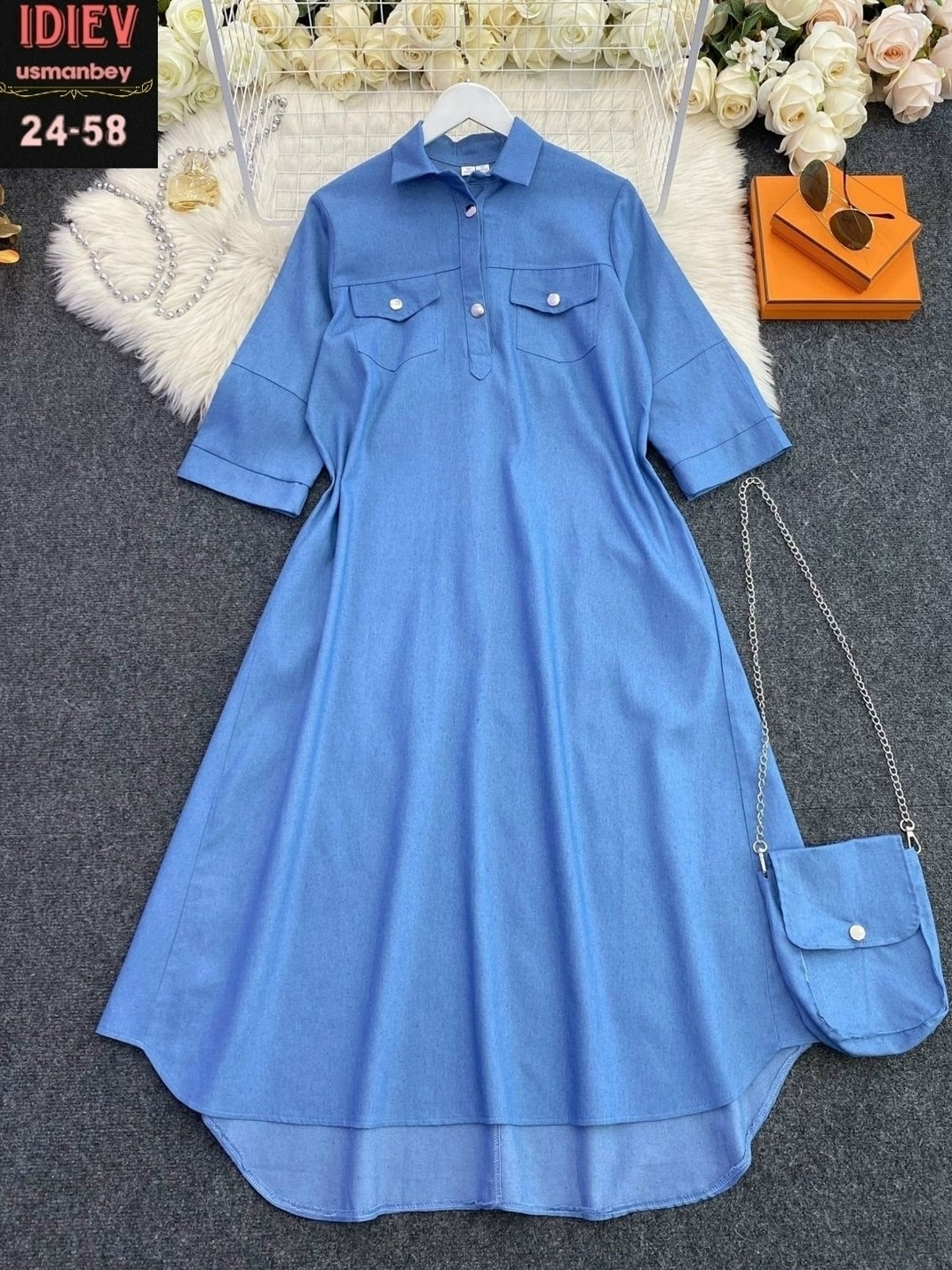 джинсовое платье,джинсовое платье миди,женское джинсовое платье,платье джинс,джинсовое платье рубашка