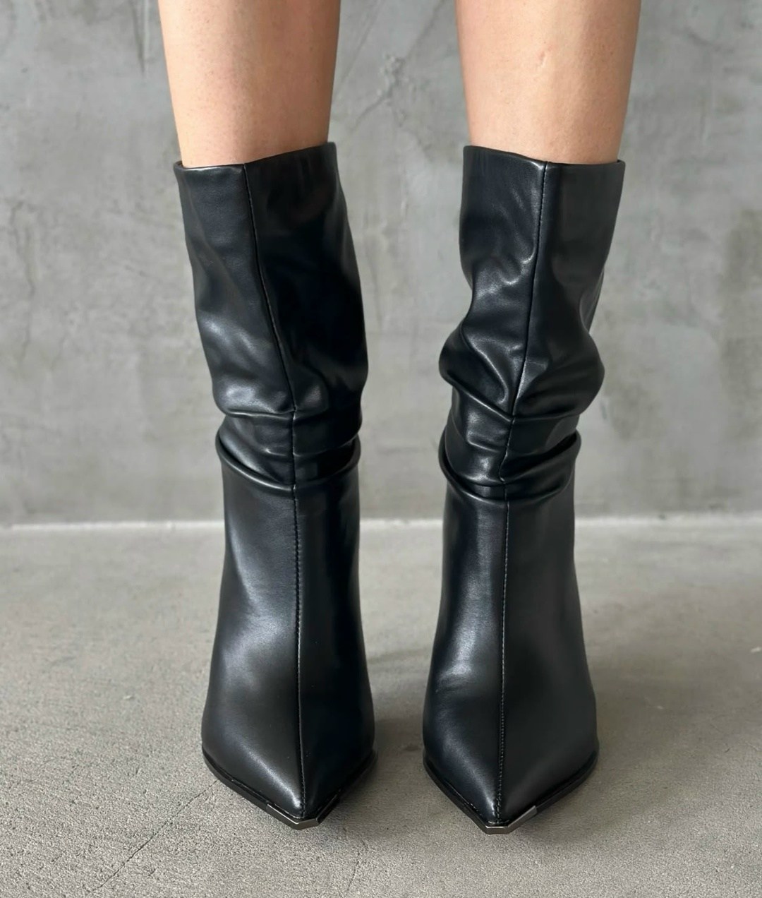 ,ботильйони жіночі шкіряні чорні демісезонні,ботильоны женские,женские ботильоны с острым носком на тонком высоком каблуке,ботильоны