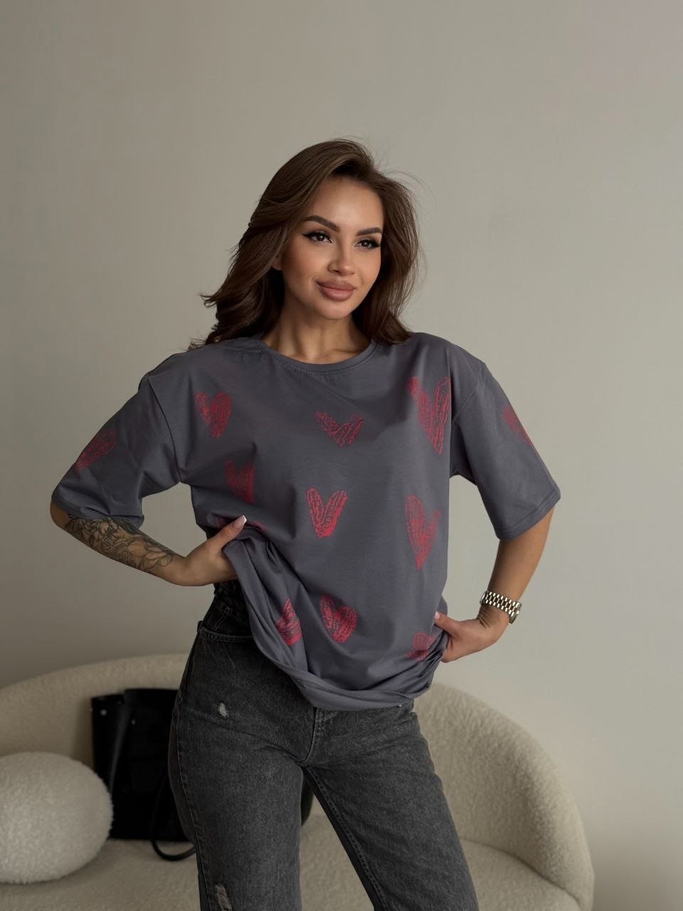 футболка оверсайз с принтом сердце,женская футболка оверсайз,футболка оверсайз с сердцем,женская футболка оверсайз с принтом,футболки оверсайз с принтами