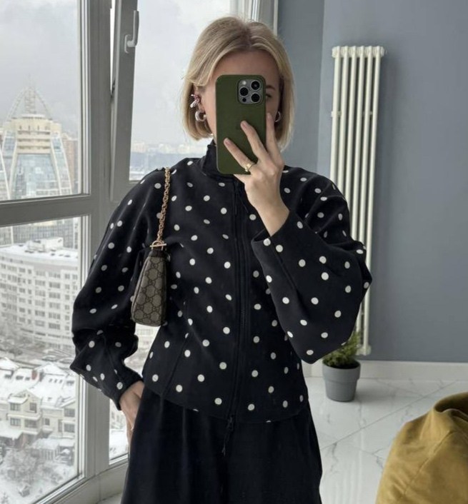 блуза,блузка в горох,блузка в горошек,женская блуза,блузка женская