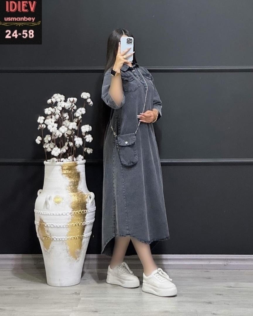 джинсовое платье,джинсовое платье миди,женское джинсовое платье,платье джинс,джинсовое платье рубашка