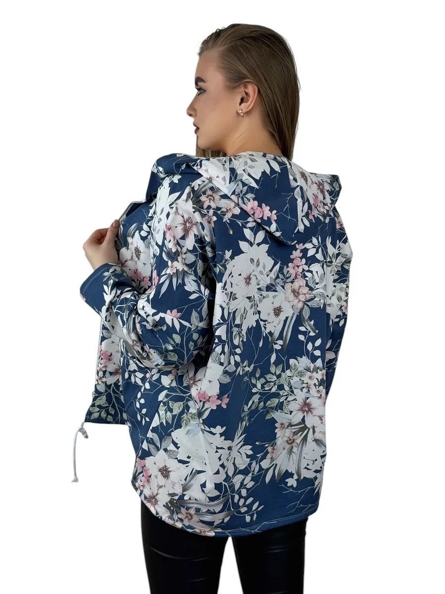 ветровка женская,ветровка с капюшоном удлиненная анна толи,женская кофта,ветровка,куртка женская