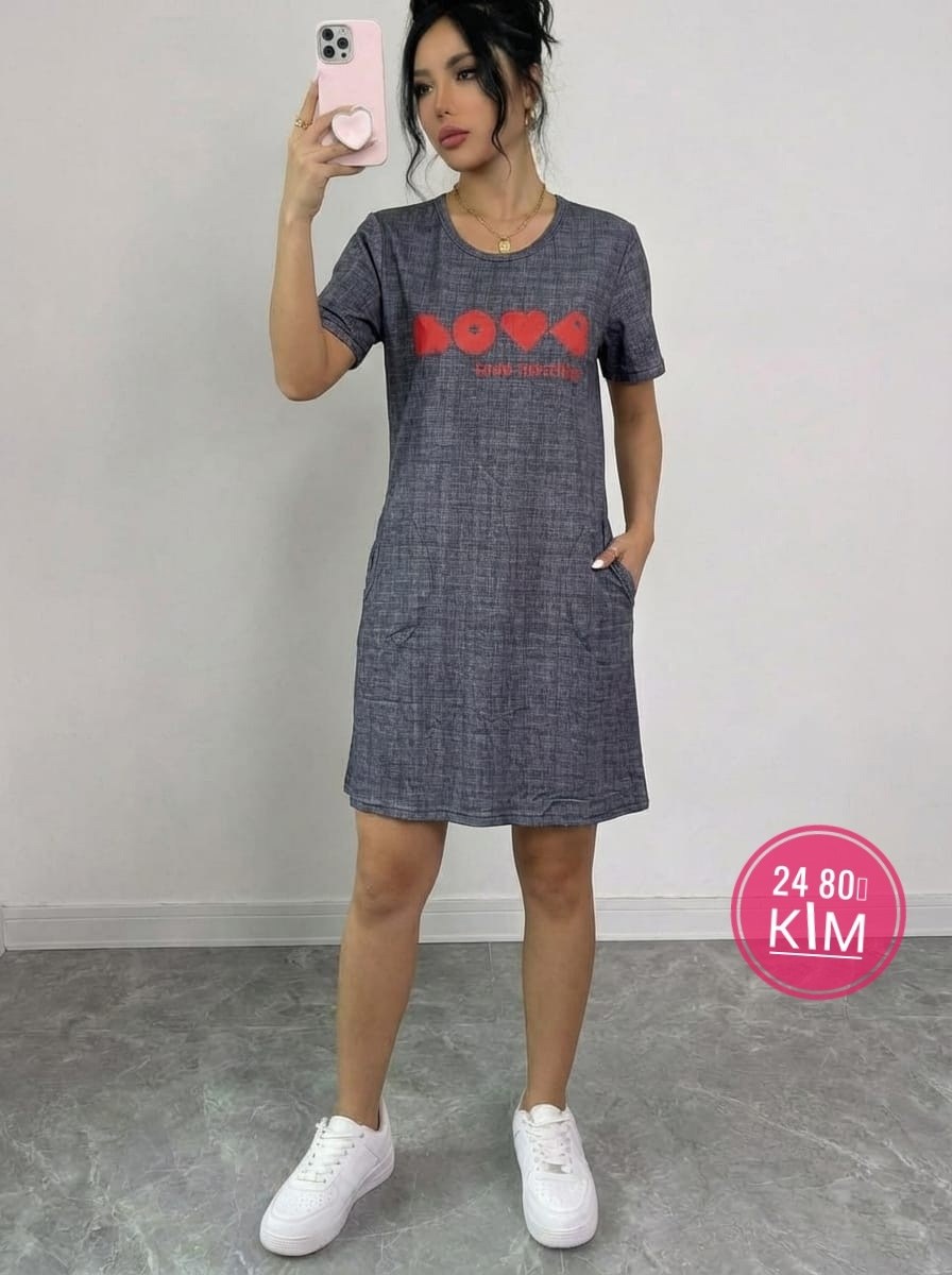 платье туника,платья,женская туника,платье джинс,туника женская домашняя