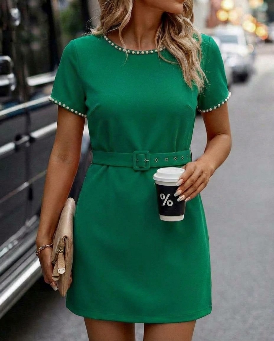 платье с поясом,платье,модное платье,платье стильное,платье женское короткое