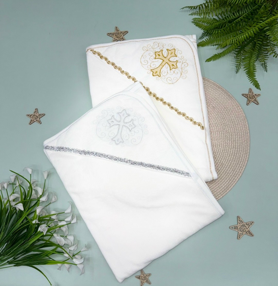 пеленка крестильная,крестильное полотенце с уголком,крестильное полотенце,полотенце для крещения,крестильное полотенце махровое