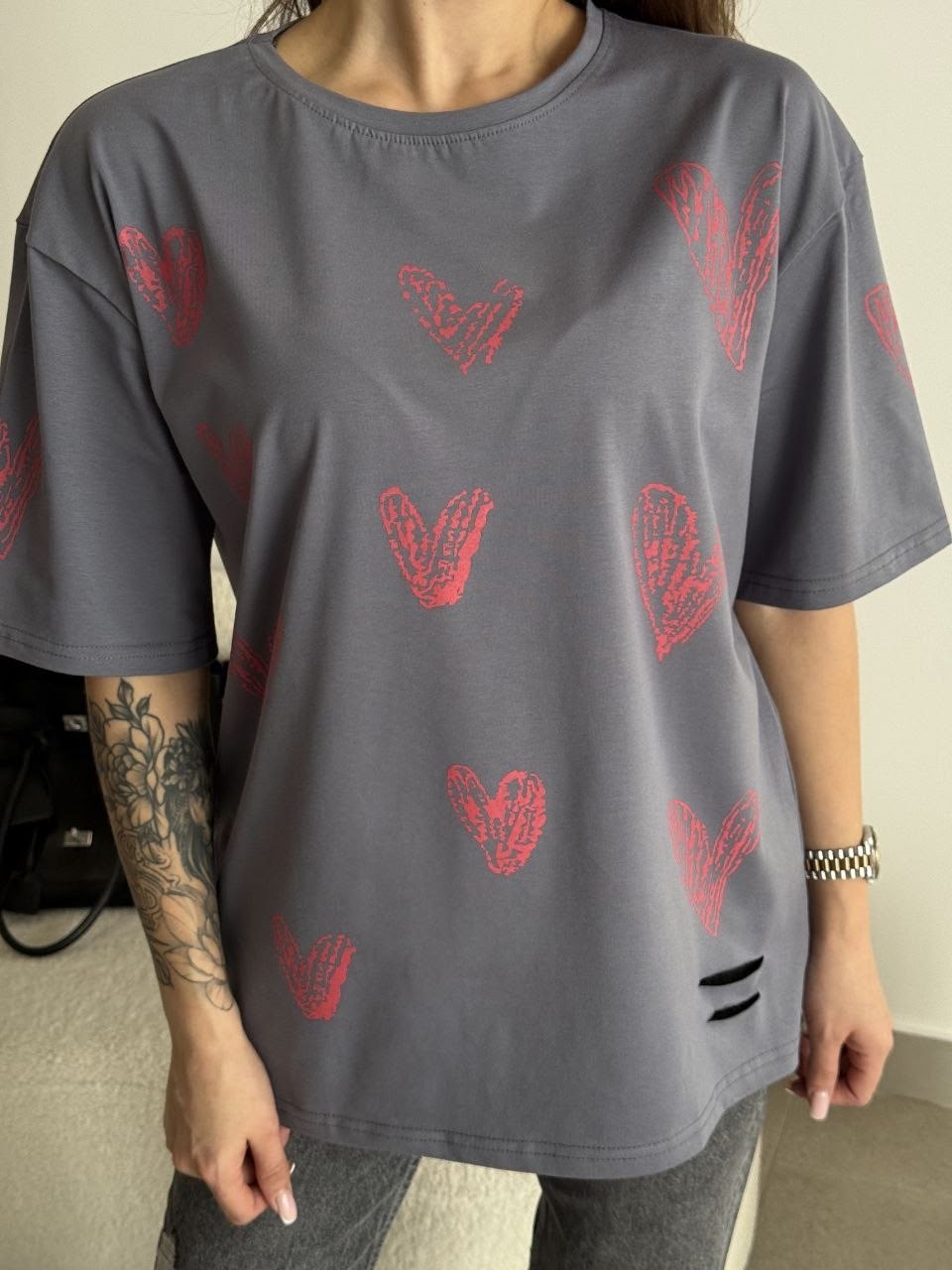 футболка оверсайз с принтом сердце,женская футболка оверсайз,футболка оверсайз с сердцем,женская футболка оверсайз с принтом,футболки оверсайз с принтами